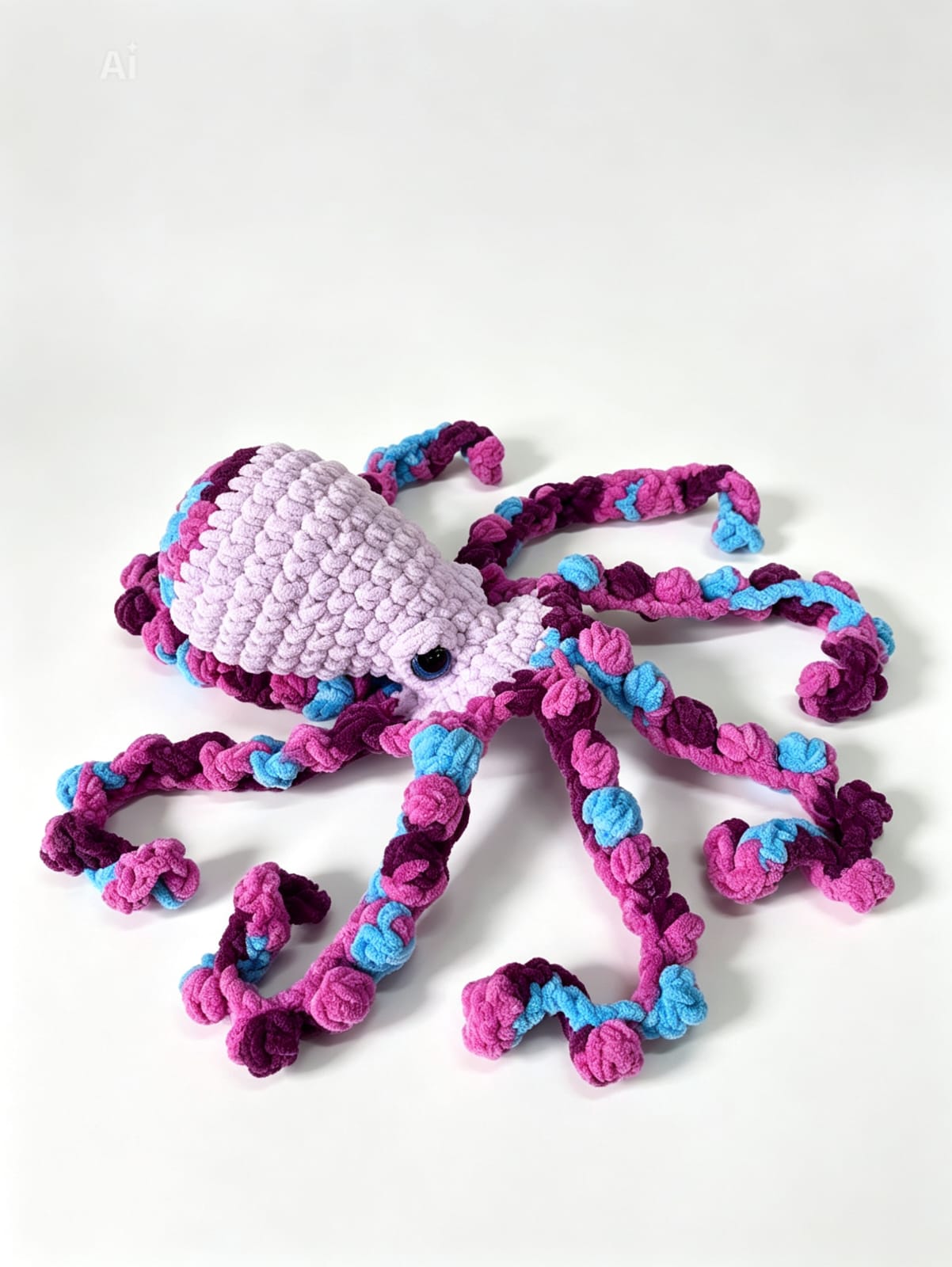 Pulpo Sensorial Tejido a Mano