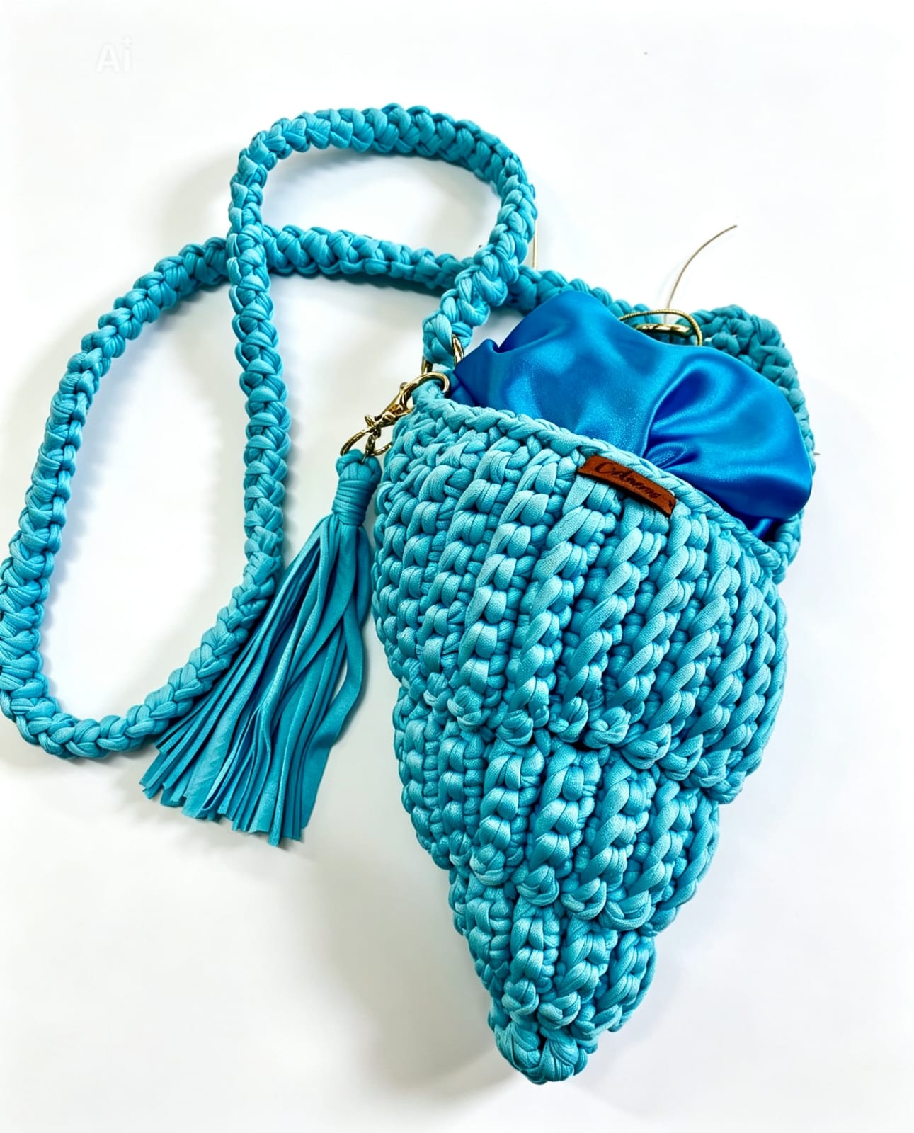 Bolso Caracol tejido a mano